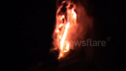 Villarrica volcano eruption, Chile