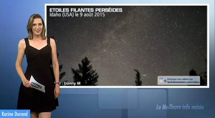 Etoiles filantes Perséides cette semaine.