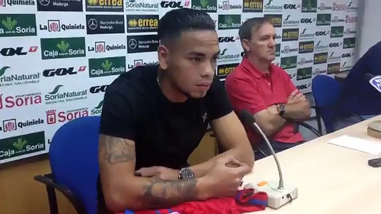 Alexander Callens y sus primeras palabras en Numancia (VIDEO)