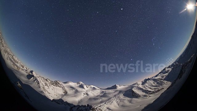 Geminids Meteor Shower zoom in