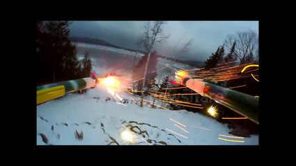Man tapes two Roman candles to my drone