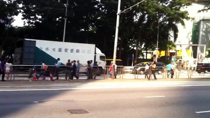 Barricades removed from downtown Hong Kong