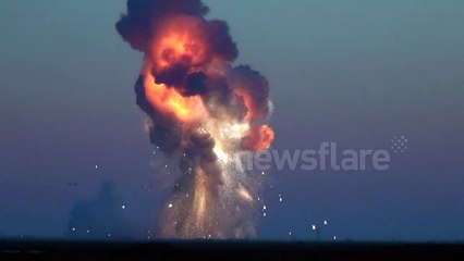 Antares rocket explosion