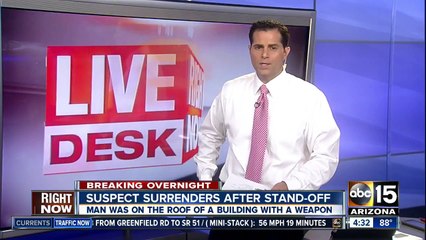 Suspect surrenders after Phoenix stand-off