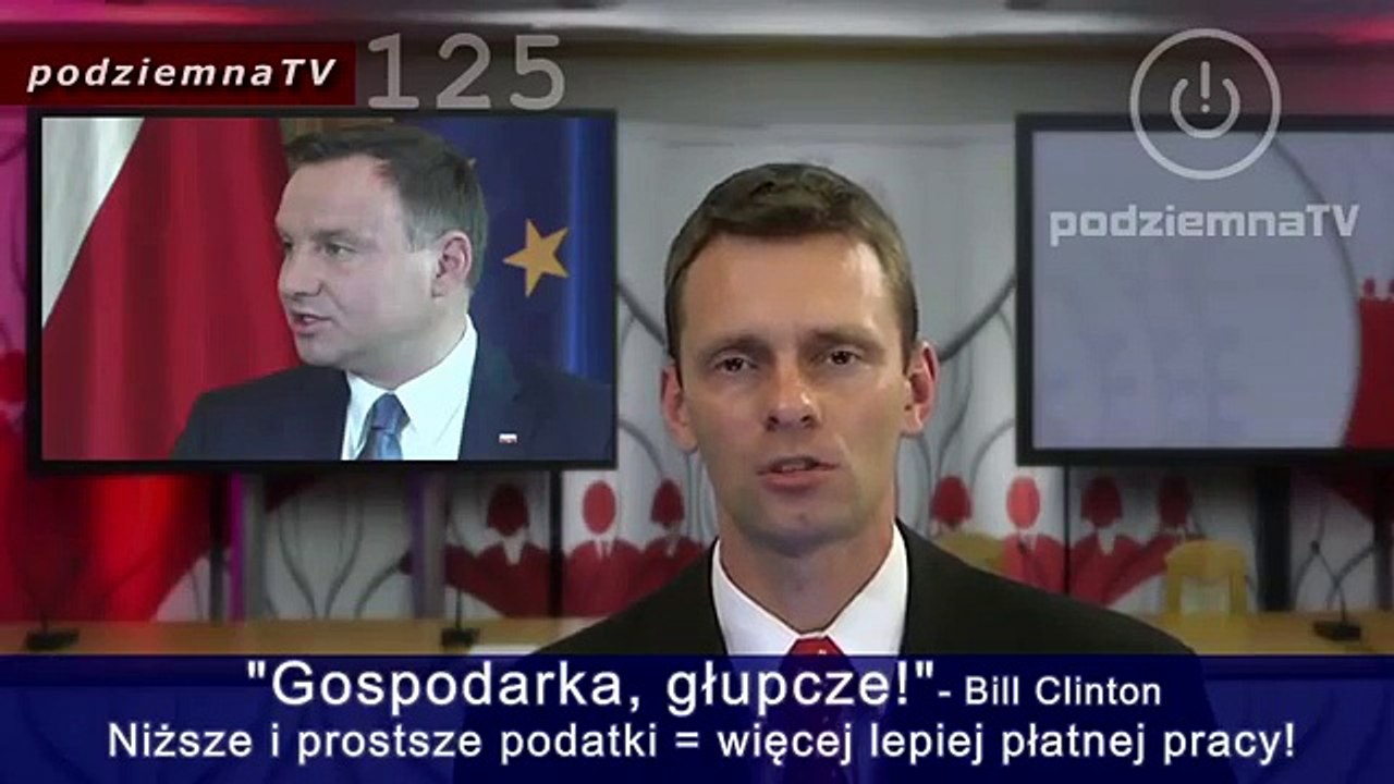 podziemna TV - Nowy Prezydent Andrzej Duda - wyszło szydło z worka (08.08.2015)