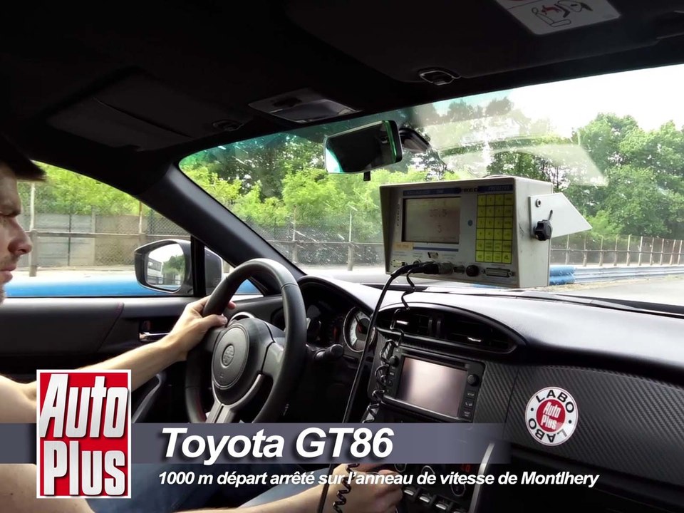 1000 m départ arrêté en Toyota GT86