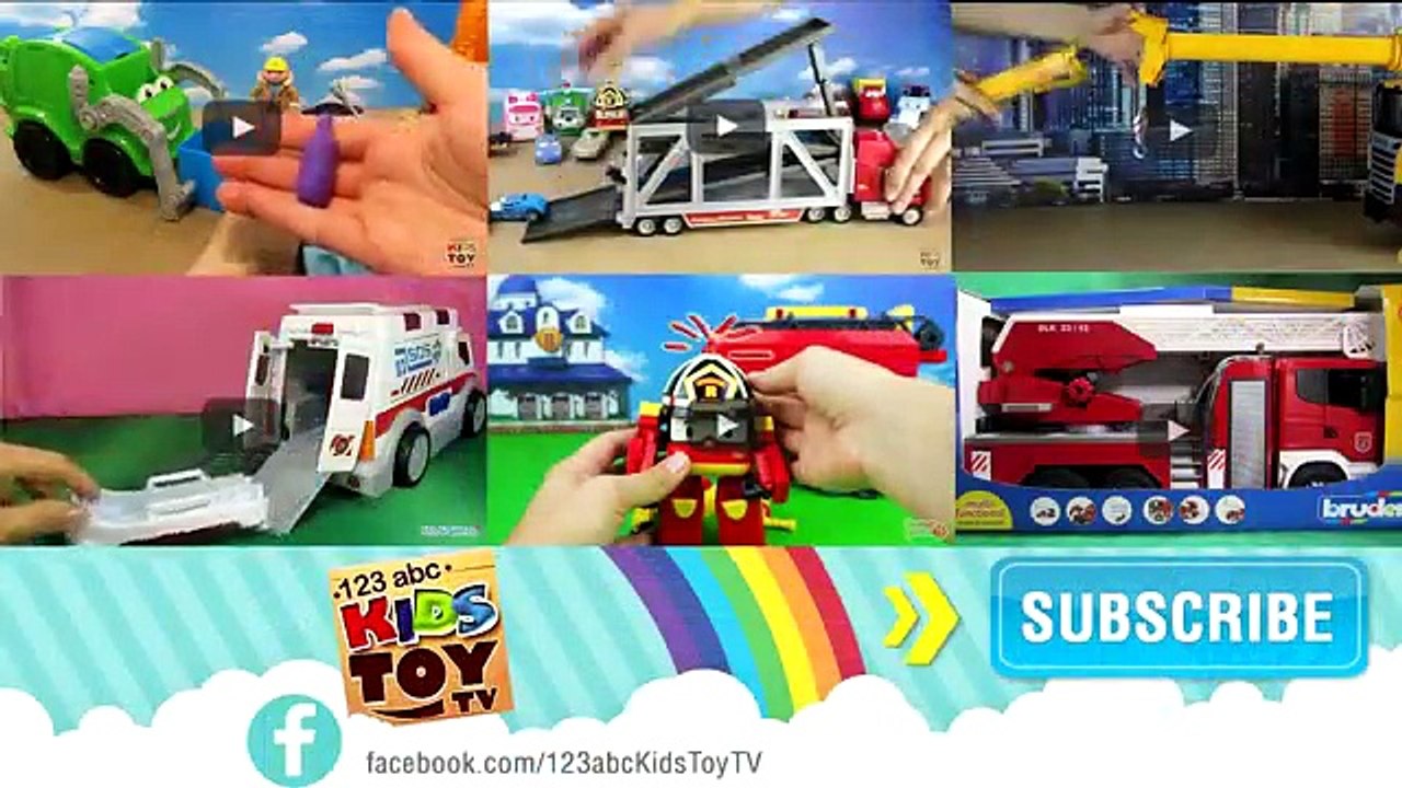 Cartoon about Garbage from Bruder MAN. Cars for children. 123abc Kids Toy TV