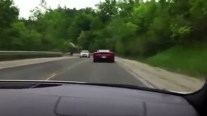 Ferrari crashes during sports car tour