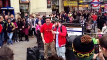 Incredible Human Beat Box on Leicester Square