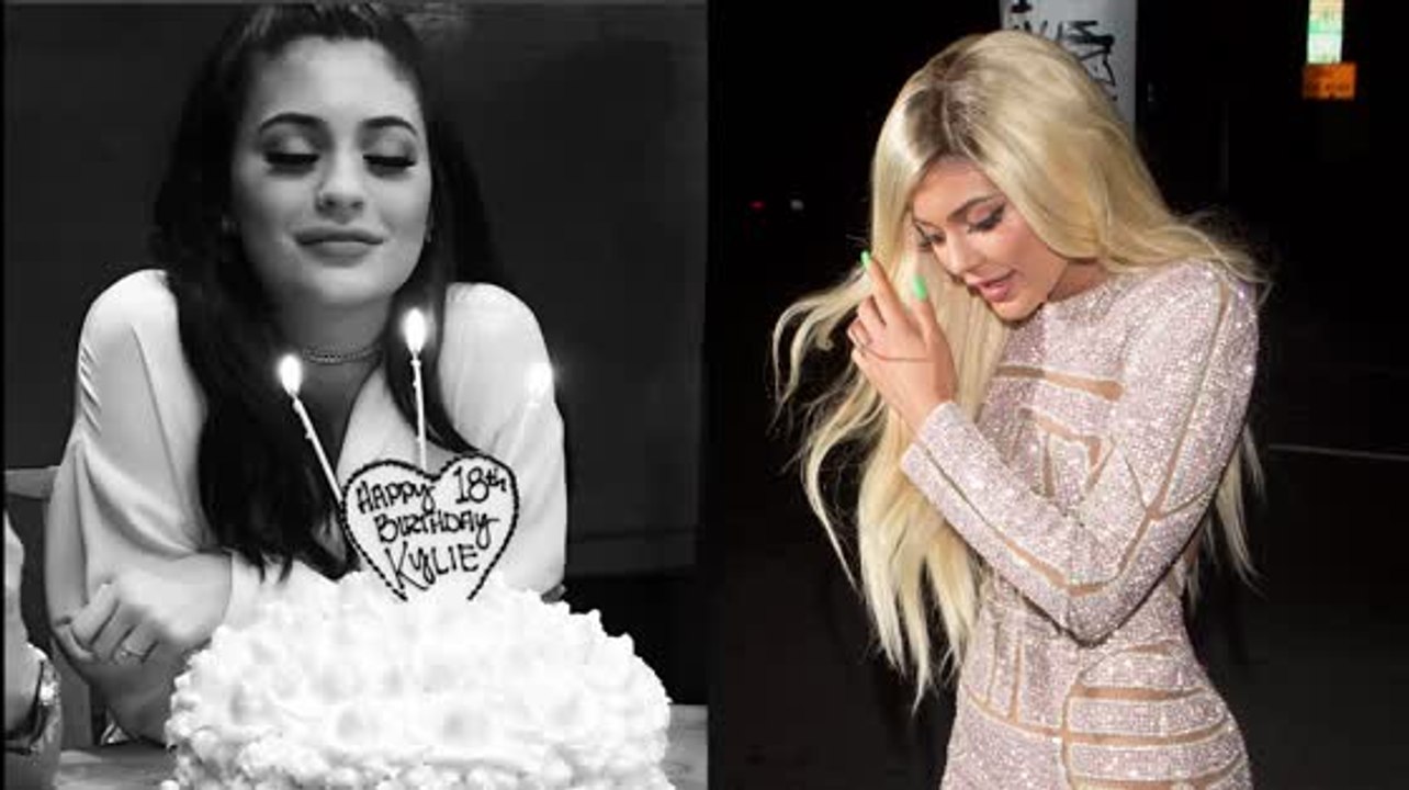 Kylie Jenner feiert ihren 18. Geburtstag als Blondine
