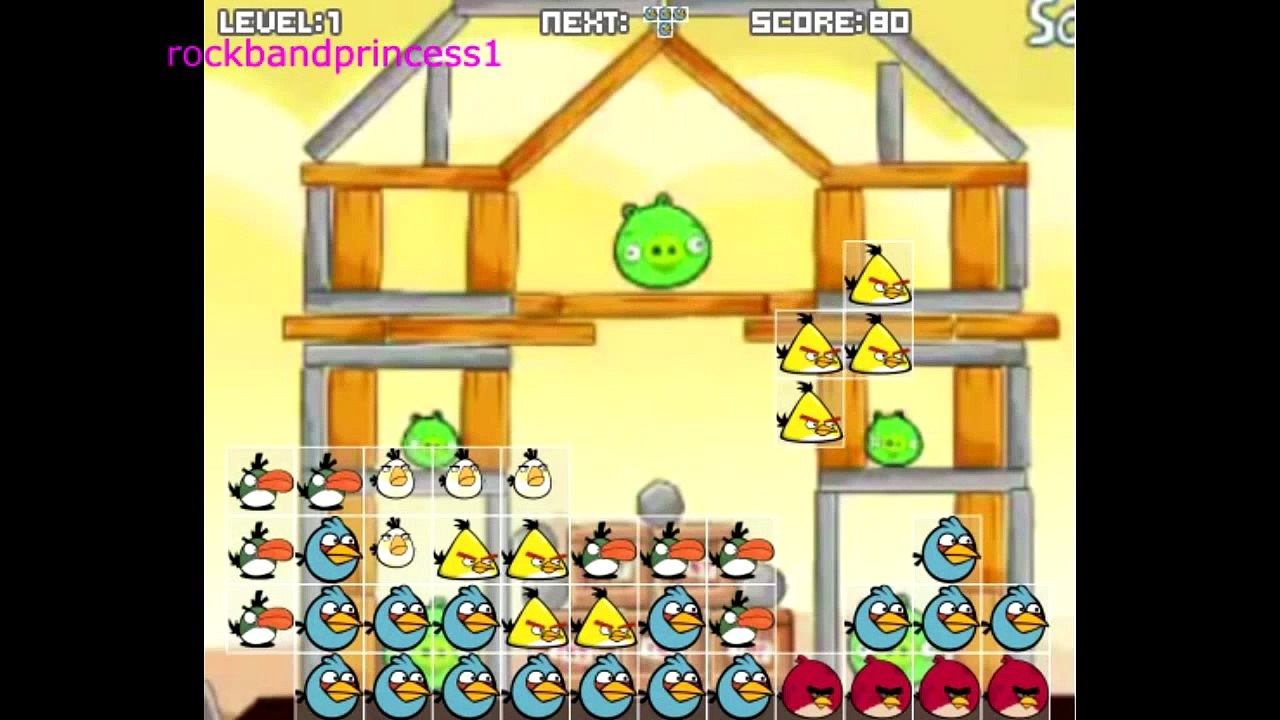 Angry Birds Cartoon Game Angry Birds Free Online Games To Play   Angry Birds Tetris Game