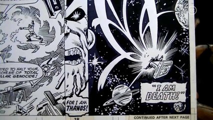 Warlock #11 original comics art  (1975/76)