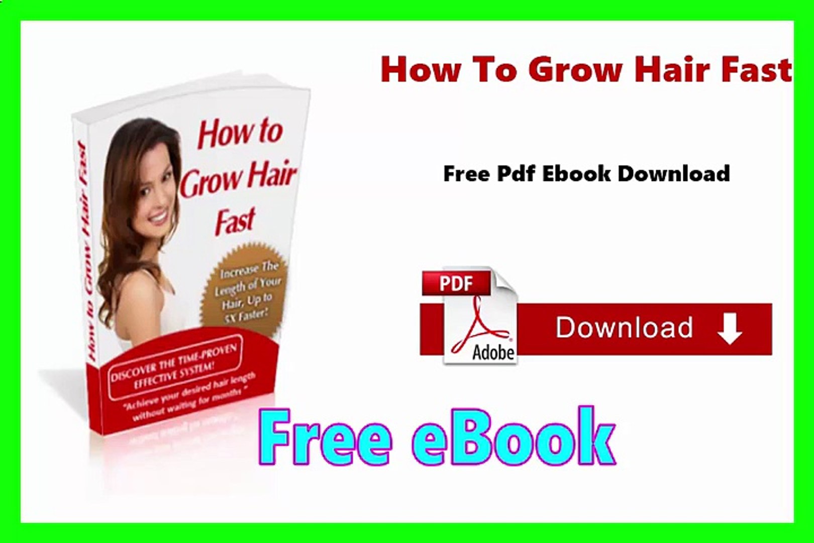 How To Grow Hair Faster Video Dailymotion