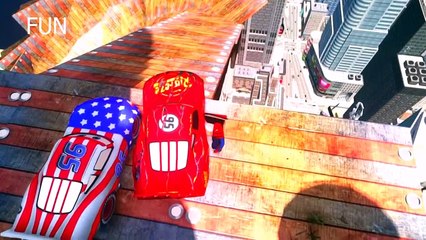 Spiderman sing the song with Change Disney  CARS Lightning McQueen ( Children song  spiderman  V1 )