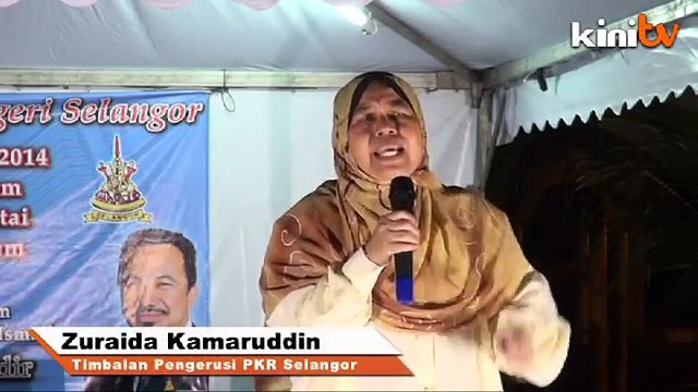 Zuraida ingatkan Khalid: Buat parti sendiri, jadi MB sendiri