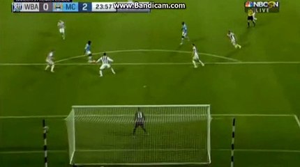 Goal 0-2 Yaya Toure  Great goal vs West Bromwich Albion