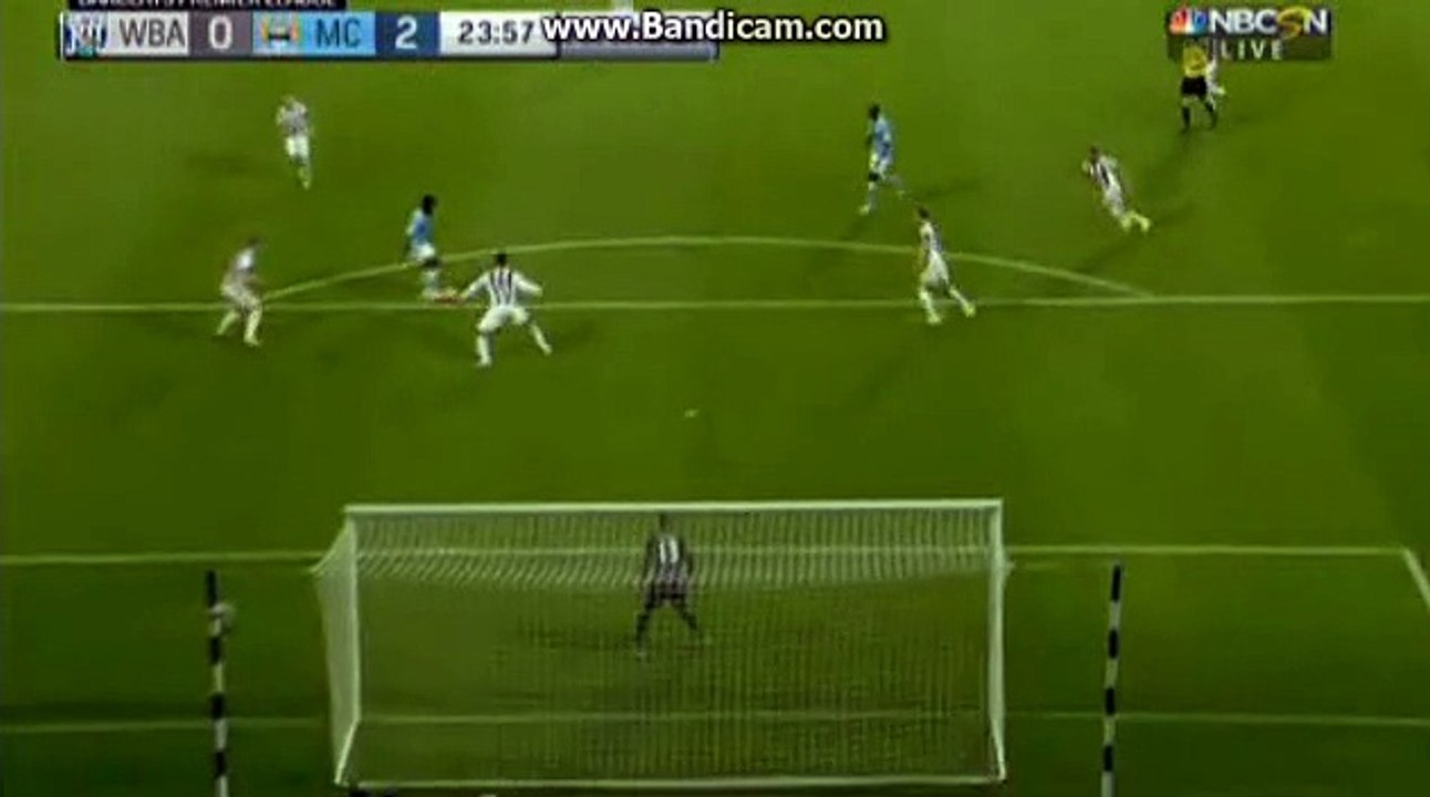 Goal 0-2 Yaya Toure  Great goal vs West Bromwich Albion