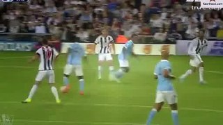 Yaya Toure second Goal West Brom 0 - 2 Manchester City Premier League 10-8-2015