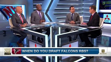 When do you draft Falcons running backs?