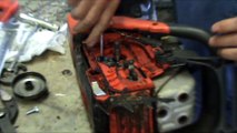 How to clean the oil pump of your Chainsaw by Jarmat Oy video
