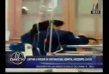Hospital Loayza se pronunció por roedor en sus instalaciones [Video]
