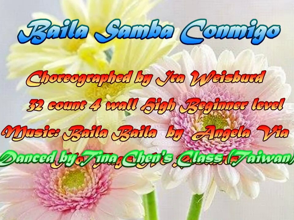 Baila Samba Conmigo - Line Dance ( Ira Weisburd)