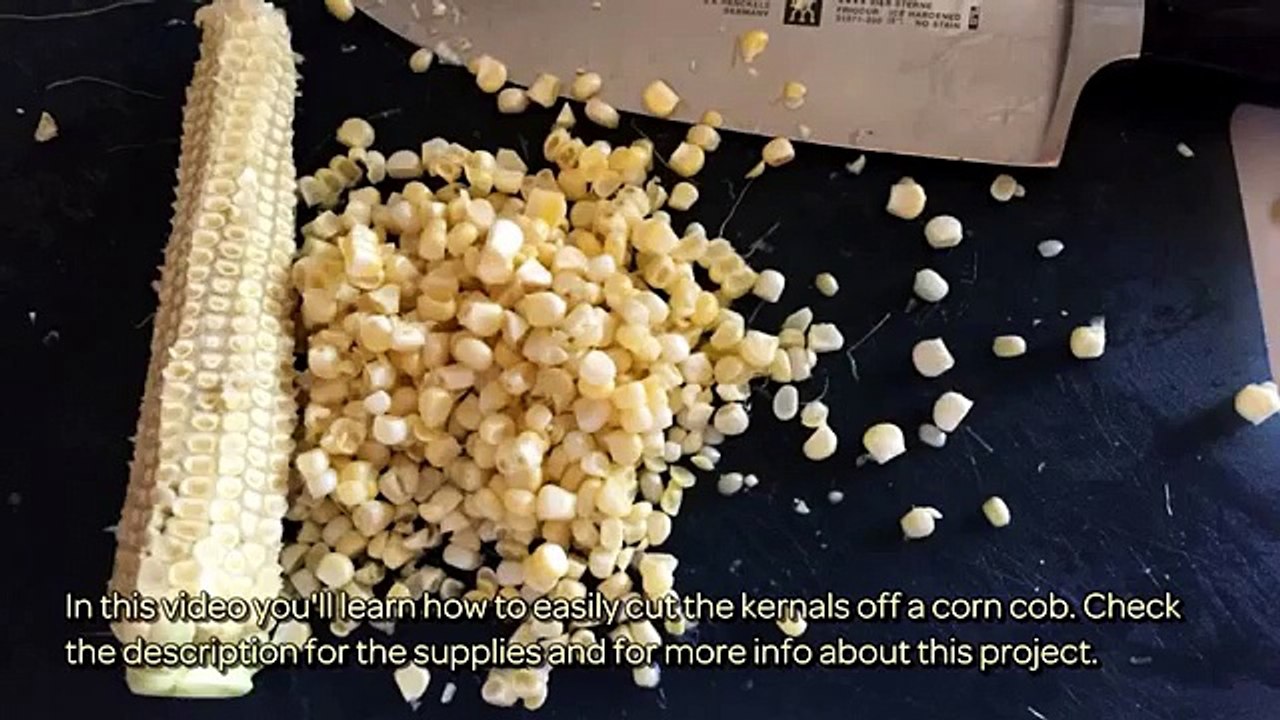 How To Easily Cut The Kernals Off A Corn Cob - DIY Food & Drinks Tutorial - Guidecentral