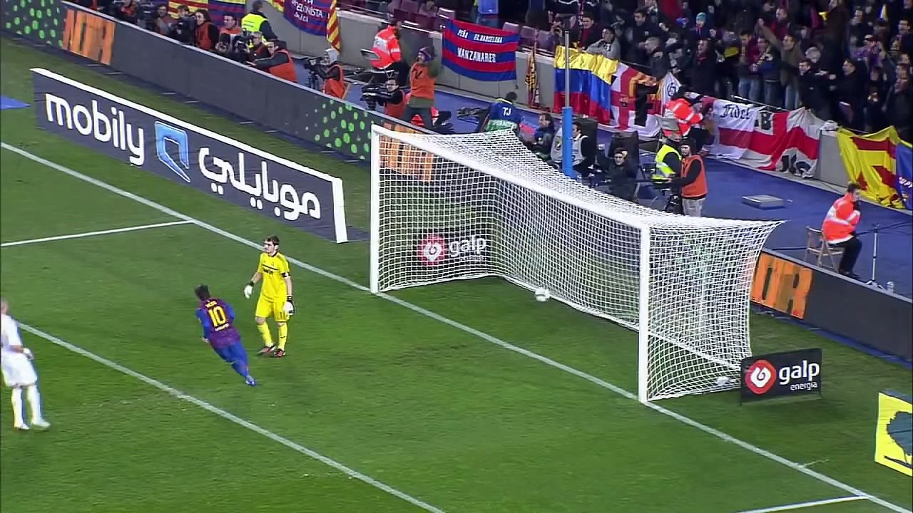 Messi Great Assist to Pedro - Barcelona vs. Real Madrid