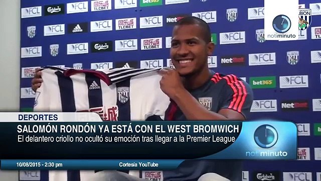 Salomón Rondón se convierte en el segundo venezolano en llegar a La Premier League