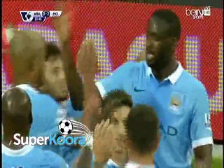 اهداف مباراة - مانشيستر سيتى 3-0 ويست بروميتش