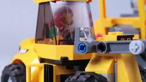Video & Cartoons for kids. LEGO City animation: Car, tractor, excavator, truck, construction site