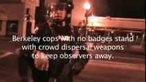 Unidentified Berkeley Police at Occupy Oakland