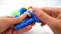 LEARN COLORS for Children w/ Play Doh Surprise Eggs Peppa Pig Batman Cars HULK Toys Playdough 4 Kid