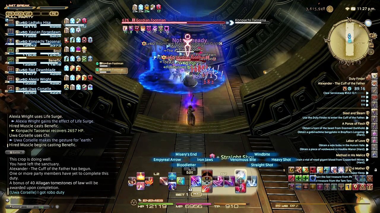 FFXIV Alexander A2 blind
