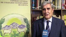 El presidente del Consejo General de Colegios Veterinarios de España felicita a EFEAGRO