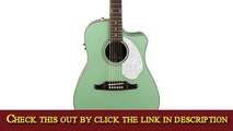 Details Fender Sonoran SCE, Surf Green Acoustic-Electric Guitar Top List