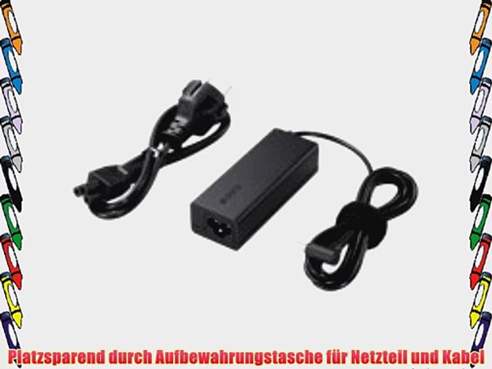Sony VGP-AC10V10 Netzteil f?r VAIO Pro und Duo13 schwarz