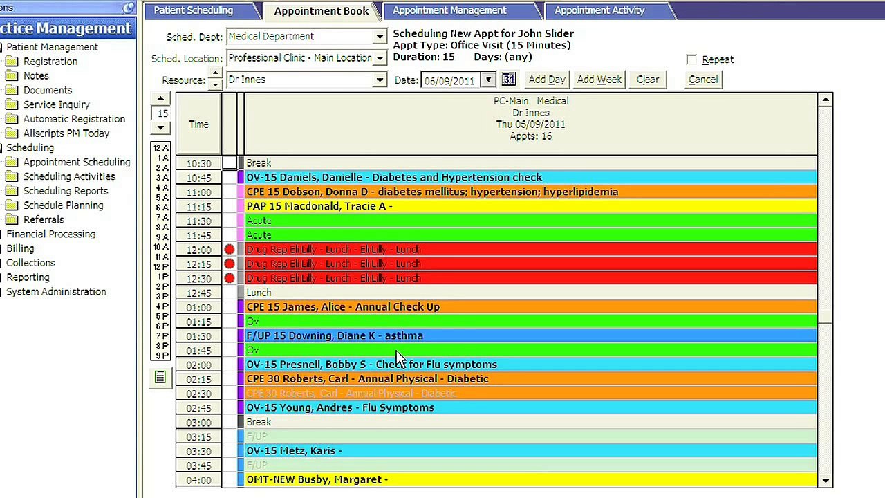 Allscripts Pro PM Health Centers Demo - video Dailymotion