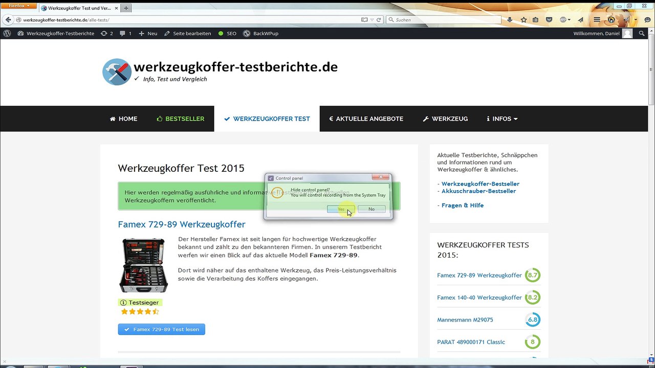 Werkzeugkoffer in unserem persönlichen vergleich