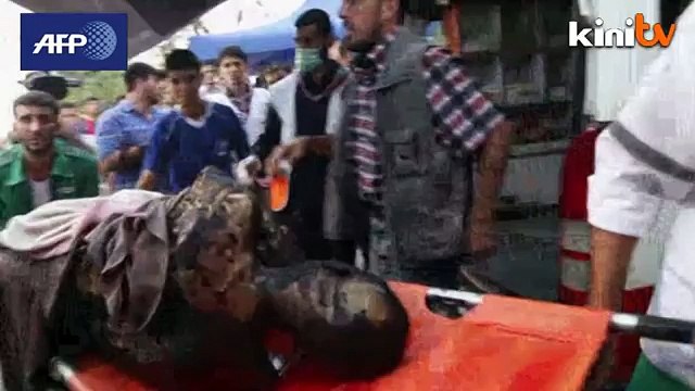 Mangsa kerumuni hospital selepas Israel bedil bas