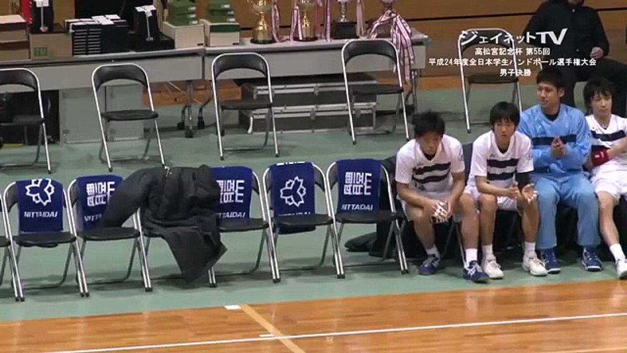 ハンドボール2012インカレ男子決勝 日本体育大学vs早稲田大学