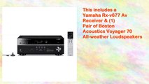 Yamaha Rxv677 7.2channel Wifi Network Av Receiver Plus A Pair