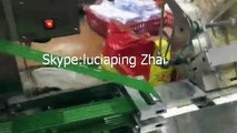 纸巾汤勺牙签自动-带理料包装机 Napkin spoon toothpick automatic packaging machine