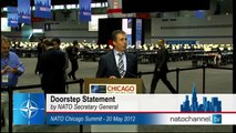 NATO Summit Chicago - Doorstep statement by the NATO Secretary General