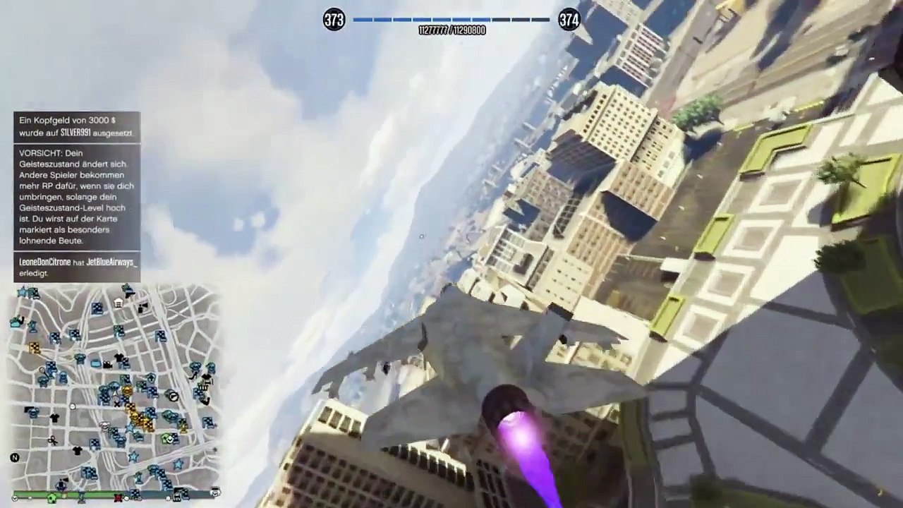 GTA Online Jet Action #5 (JETS, TANKS & BOUNTYS!)