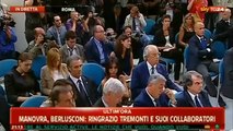 Berlusconi - Tremonti: conferenza stampa sulla manovra di 45 miliardi (12/08/2011)