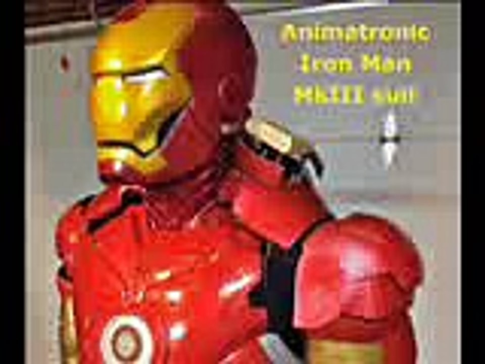 Animatronic Iron Man Mk III suit