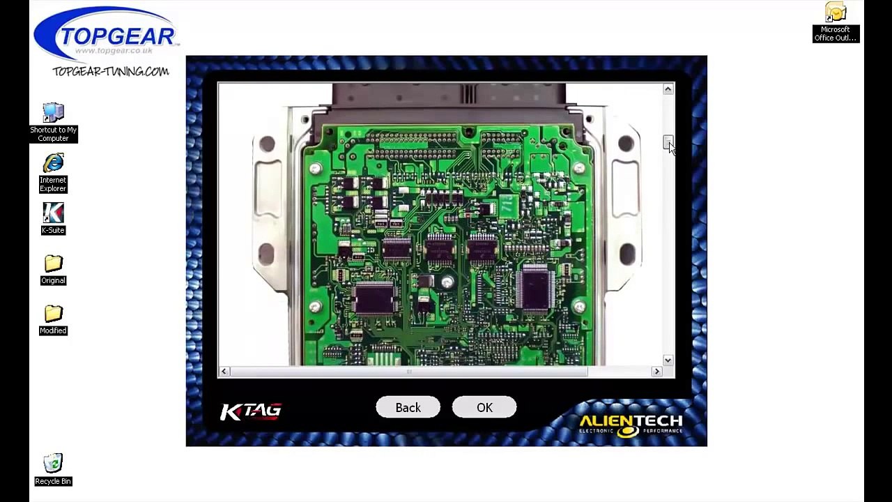 Ktag Reading demonstration on a Denso ECU