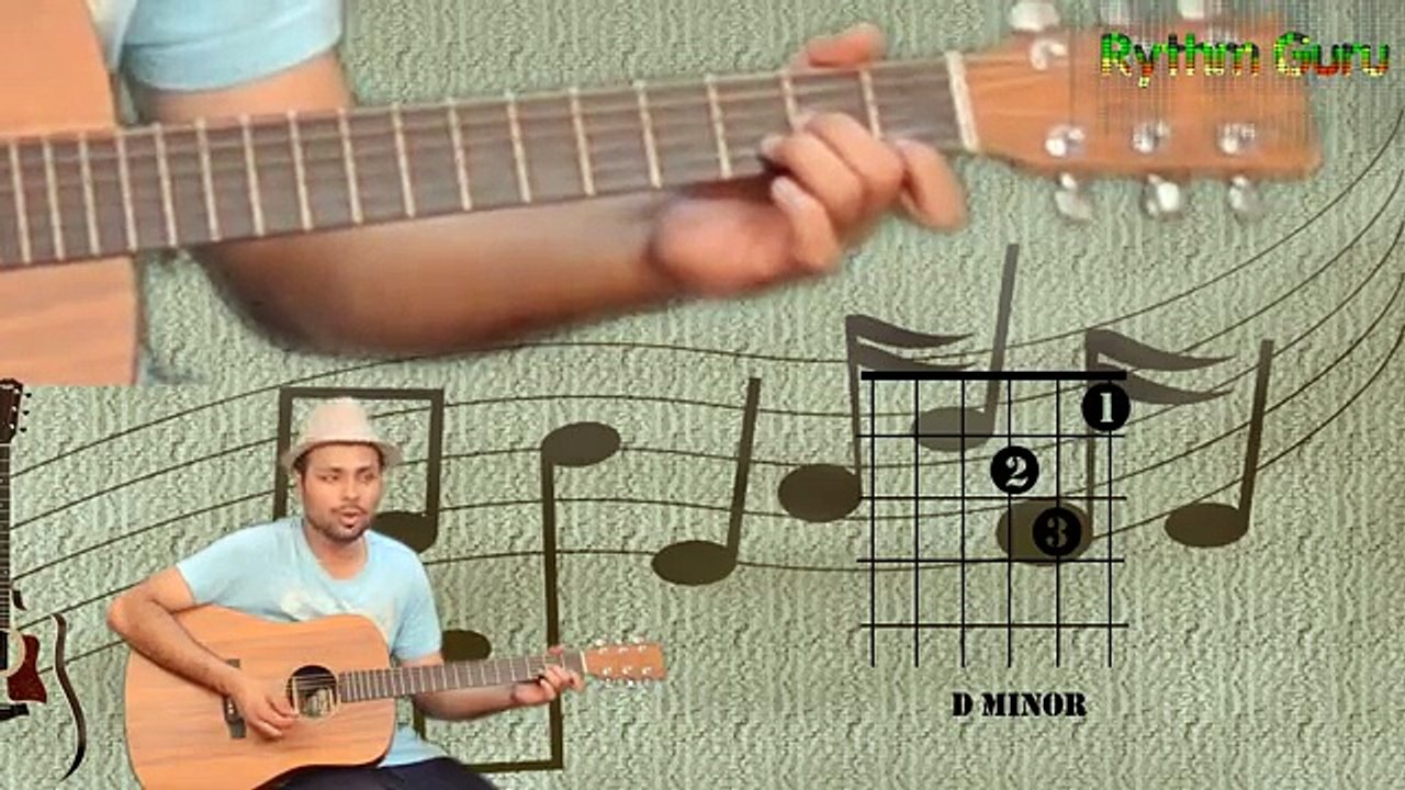Tera Mera Pyar(intro) || Tera Mera Pyar  || Kumar Sanu || Easy Guitar Lesson for Beginners