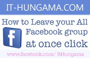 leave all your Facebook groups at once click 2015